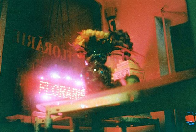 A dreamy stage view with flowers, a vibrant scene ready for a performance. For events & promotions.