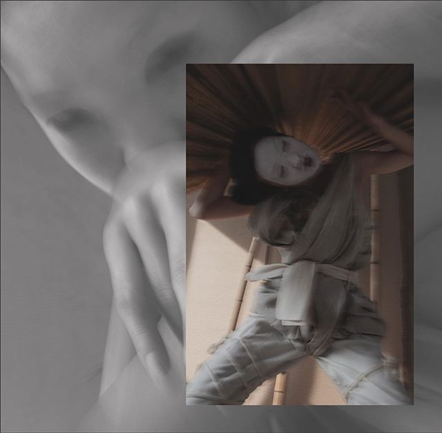 Dreamlike portrait of a woman in a surreal composition, evoking mystery and emotion.